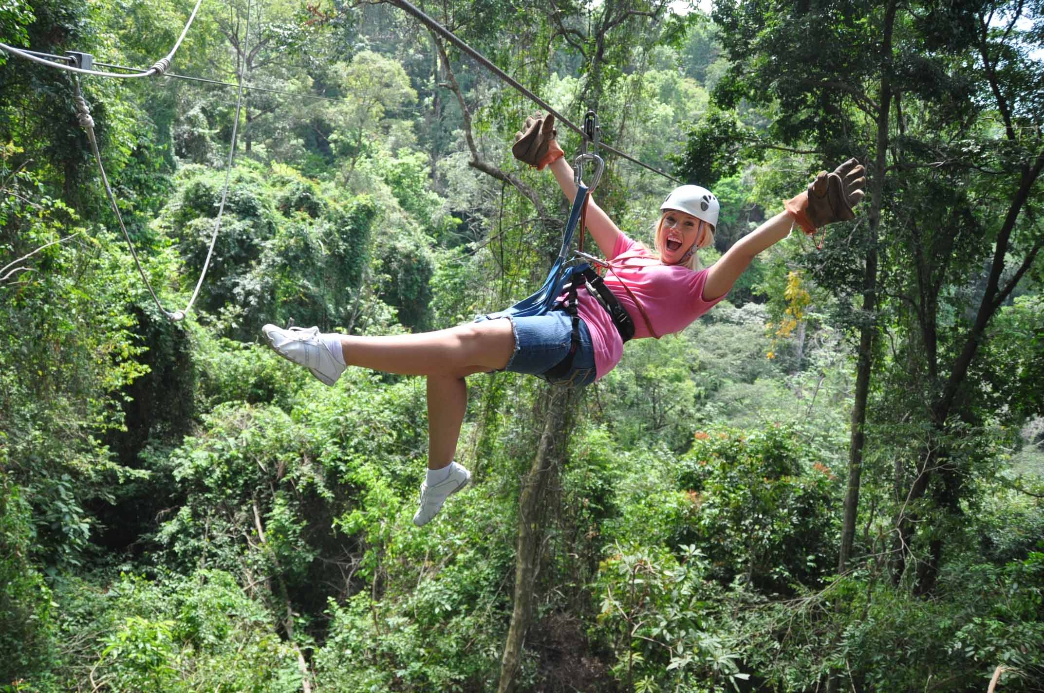 With three different zip line canopy tours featuring some of north america&...